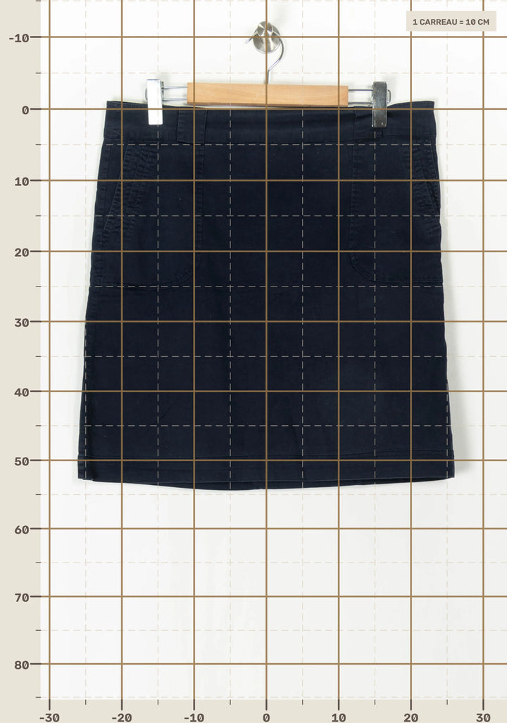 Jupe Midi Bleu Marine - Taille XXL/44 de la marque Maison 123 | PARAD98392 - Vendu par Paradigme - Image 4