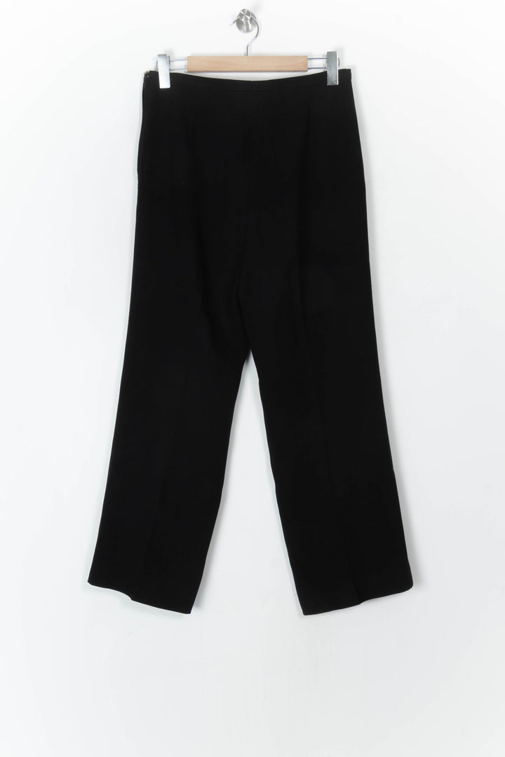 Pantalon Large Noir - Taille XL/42 de la marque Max Mara | PARAD98394 - Vendu par Paradigme - Image 5