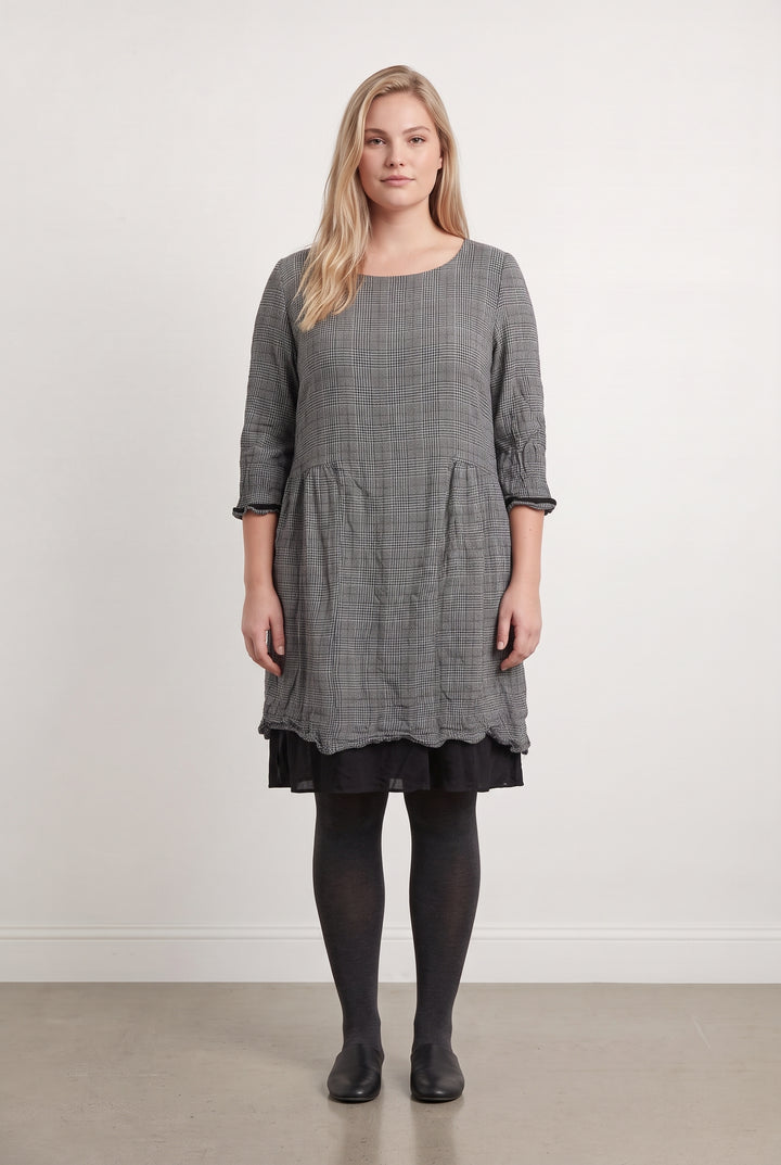 Robe Grise et Noire - Taille XL/42 de la marque La Fée Maraboutée | PARAD98399 - Vendu par Paradigme - Image 1