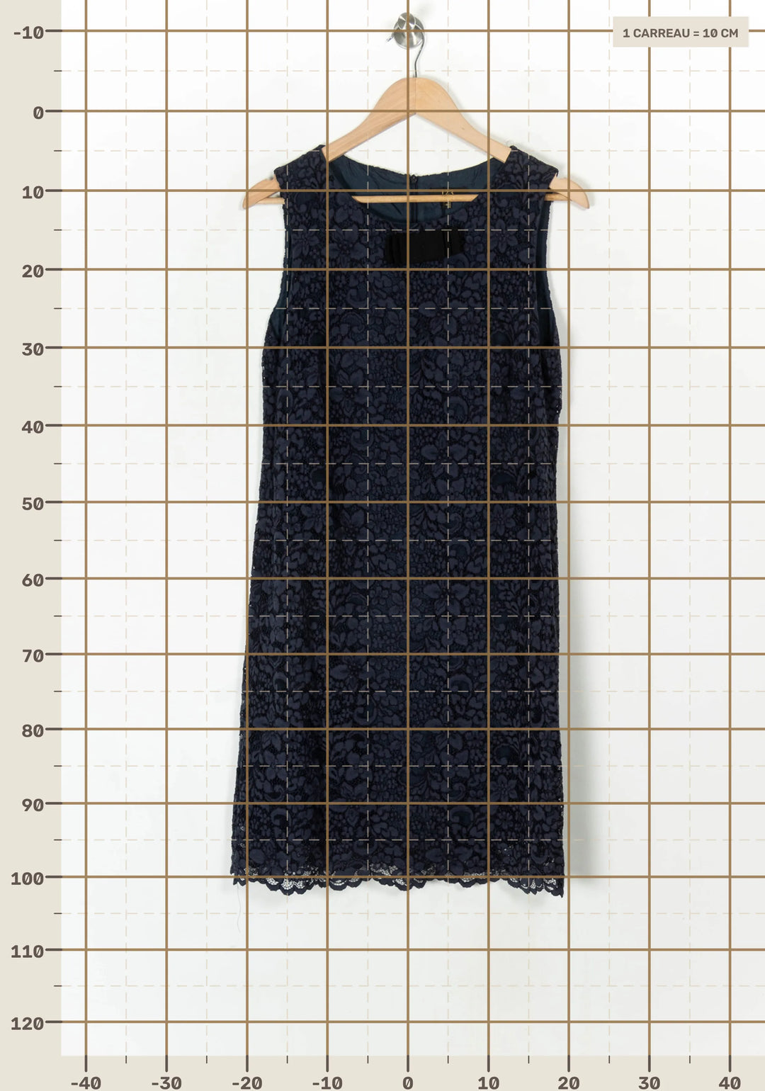 Robe Midi Bleue - Taille XL/42 de la marque Maison 123 | PARAD98401 - Vendu par Paradigme - Image 4