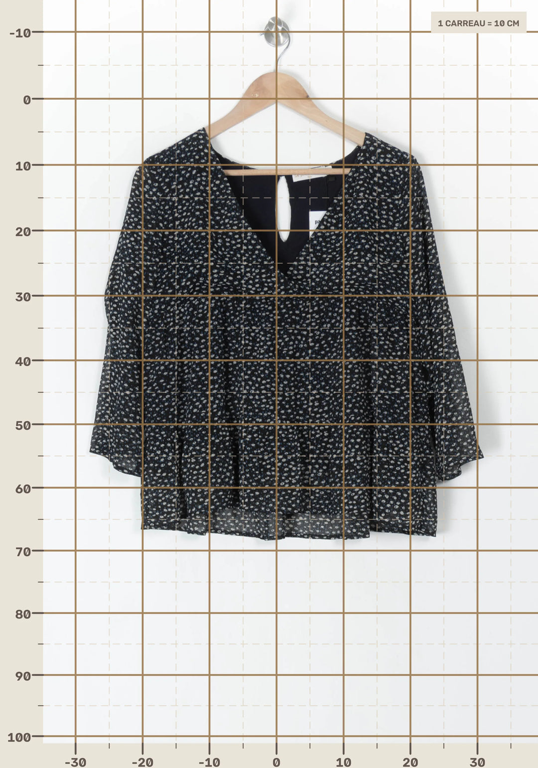 Blouse Bleue - Taille S/36 de la marque La Petite Etoile | PARAD98402 - Vendu par Paradigme - Image 4