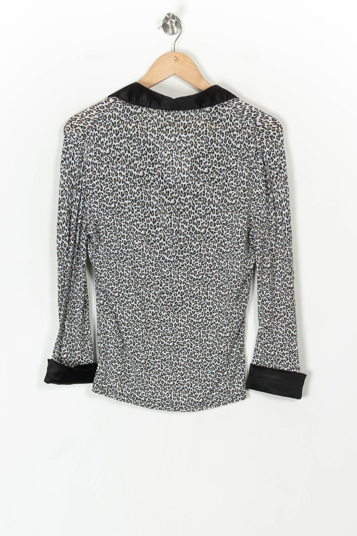 Blouse Beige et Noire - Taille M/38 de la marque Maison 123 | PARAD98405 - Vendu par Paradigme - Image 5