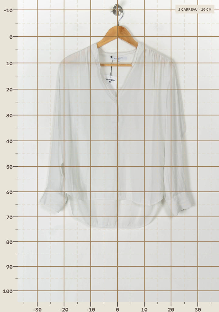 Blouse Blanche - Taille M/38 de la marque Gerard Darel | PARAD98408 - Vendu par Paradigme - Image 4