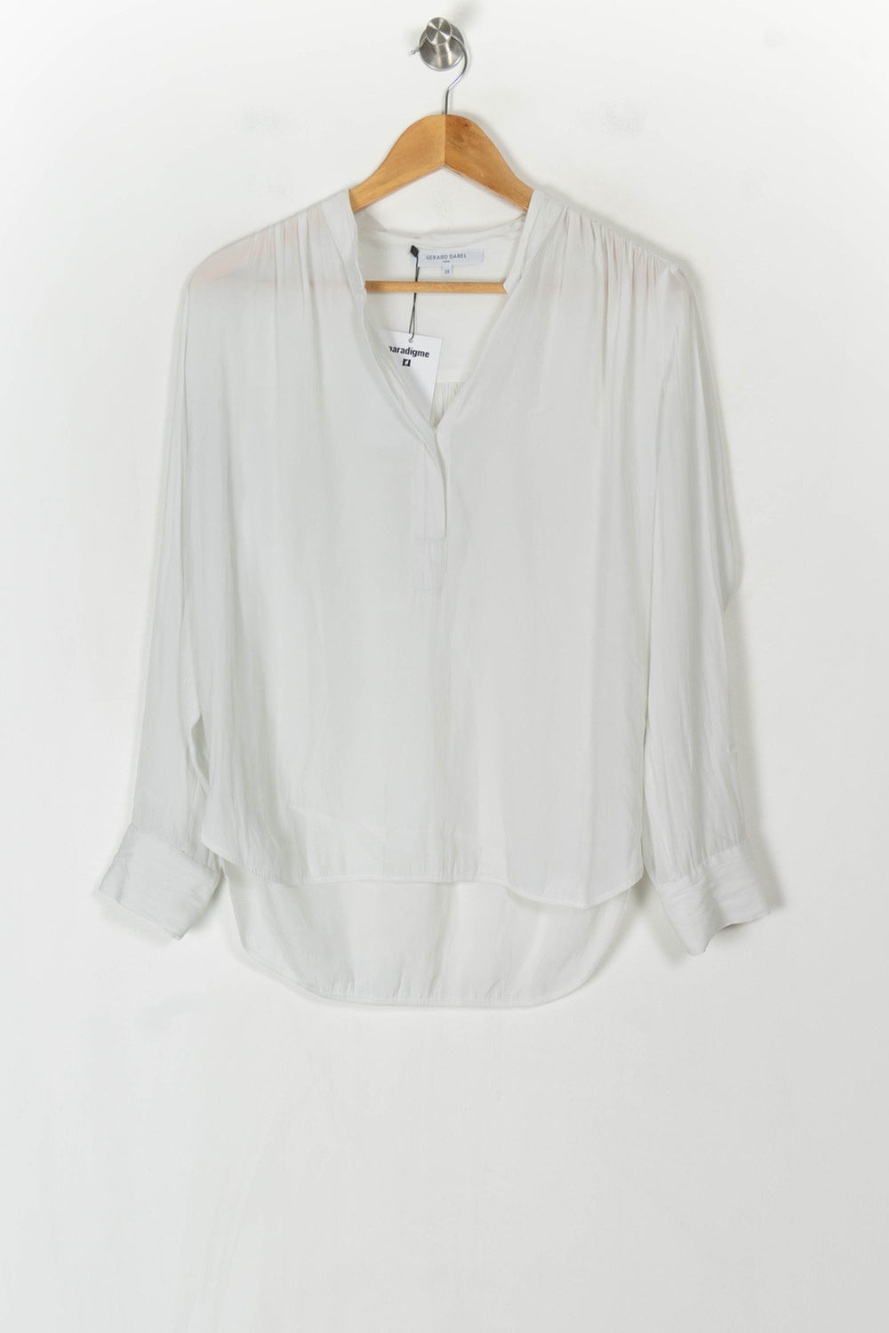Blouse Blanche - Taille M/38 de la marque Gerard Darel | PARAD98408 - Vendu par Paradigme - Image 2