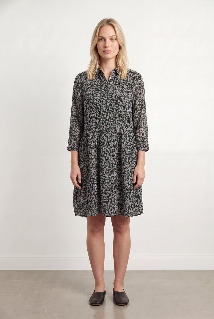 Robe Midi Noire et Grise - Taille L/40 de la marque La Redoute Collections | PARAD98432 - Vendu par Paradigme - Image 1