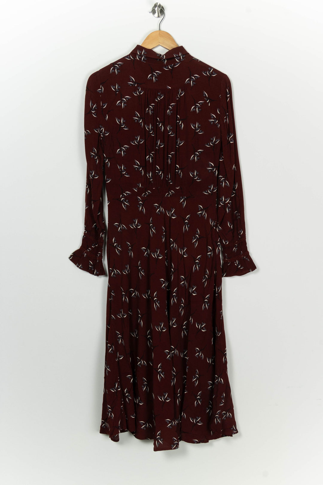 Robe Chemise Bordeaux - Taille M/38 de la marque ba&amp;sh | PARAD98433 - Vendu par Paradigme - Image 5