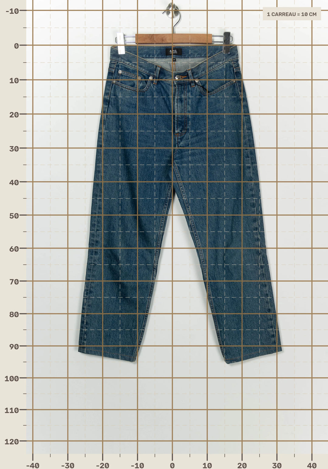 Jean Bleu - Taille L/40 de la marque A.P.C. | PARAD98434 - Vendu par Paradigme - Image 4