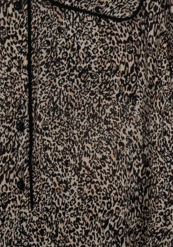 Robe Longue Marron et Noire - Taille M/38 de la marque IKKS | PARAD98435 - Vendu par Paradigme - Image 3