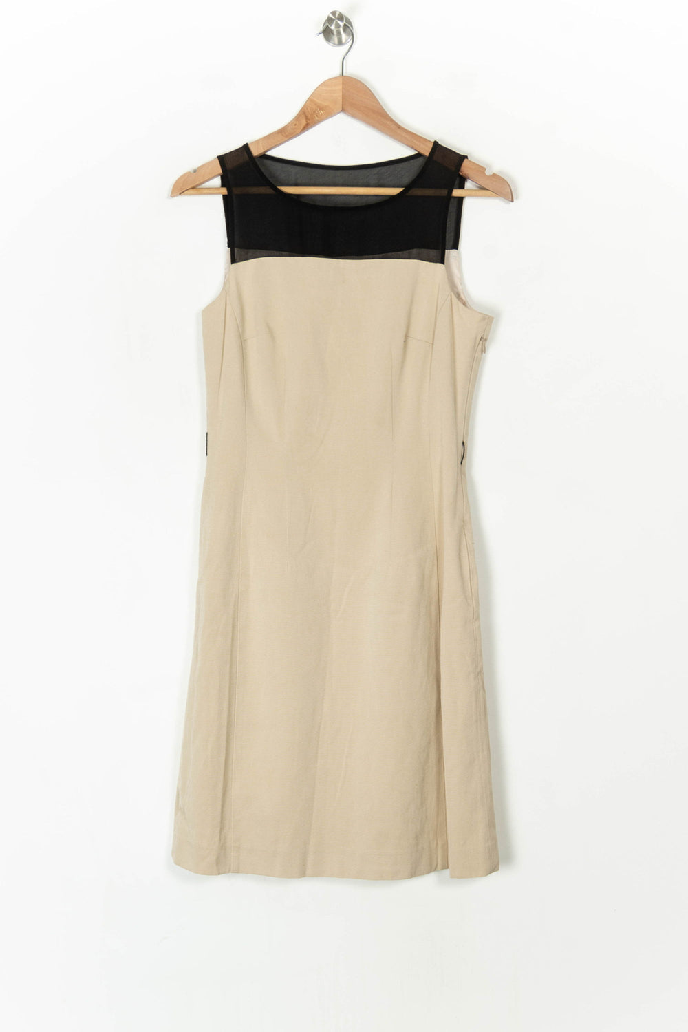 Robe Midi Beige et Noire - Taille S/36 de la marque Maison 123 | PARAD98456 - Vendu par Paradigme - Image 2