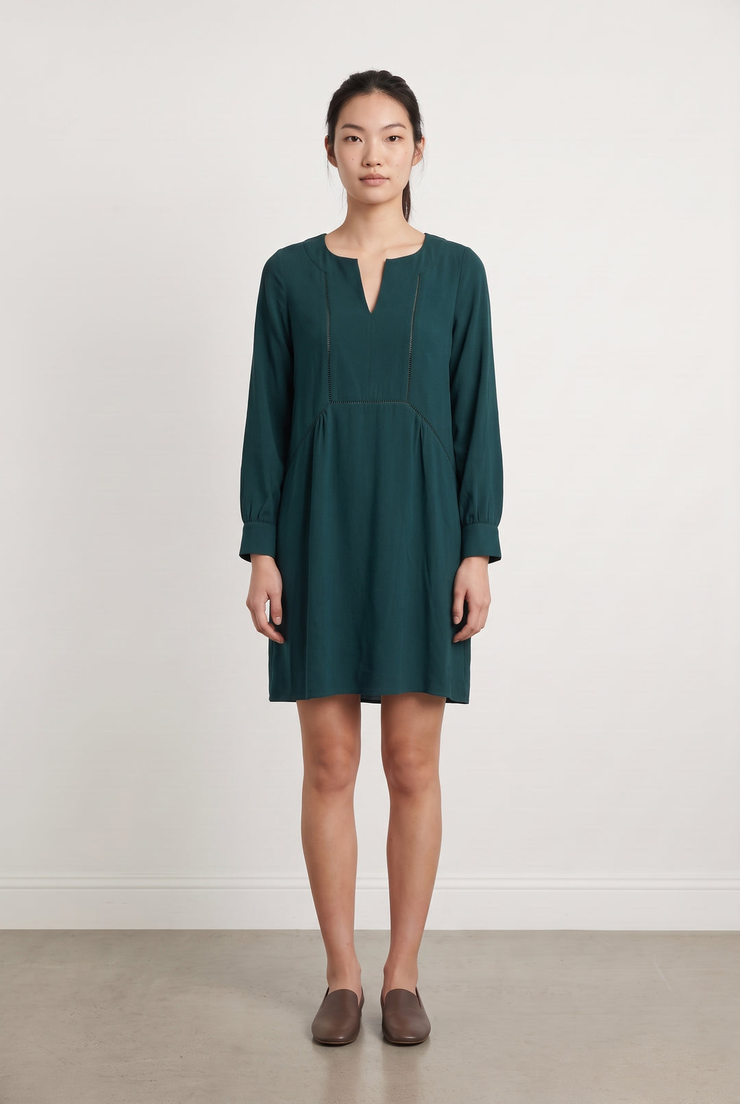 Robe Midi Verte - Taille XS/34 de la marque Sud express | PARAD98458 - Vendu par Paradigme - Image 1