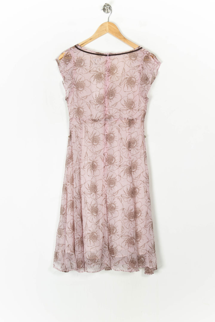 Robe Midi Rose - Taille L/40 de la marque Maison 123 | PARAD98459 - Vendu par Paradigme - Image 5