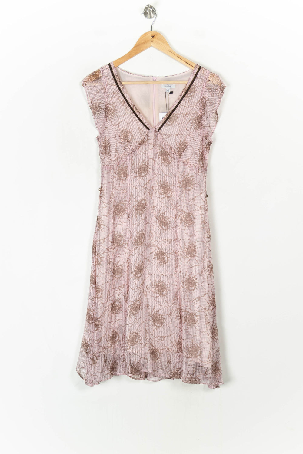 Robe Midi Rose - Taille L/40 de la marque Maison 123 | PARAD98459 - Vendu par Paradigme - Image 2