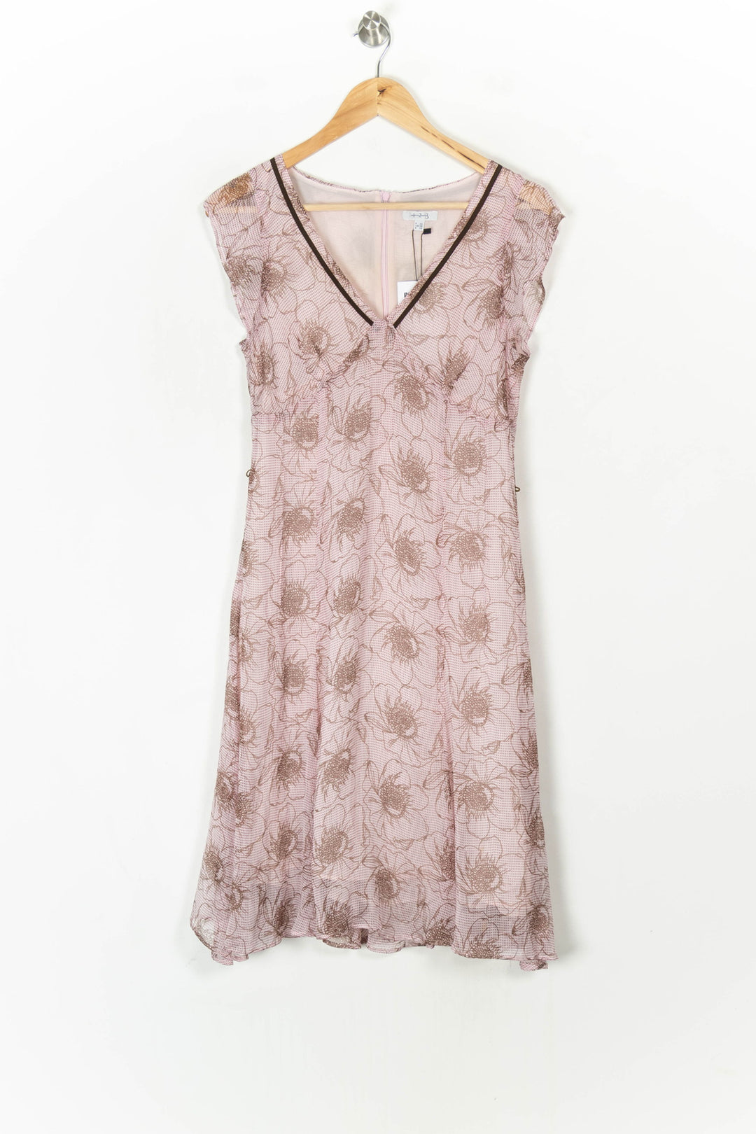 Robe Midi Rose - Taille L/40 de la marque Maison 123 | PARAD98459 - Vendu par Paradigme - Image 2
