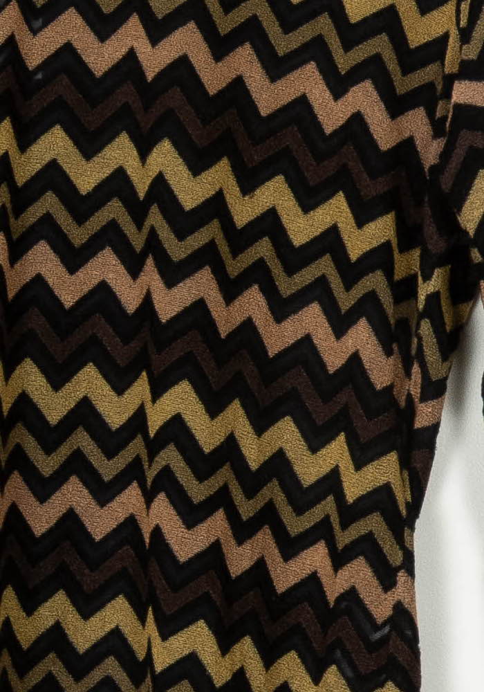 Haut à Manches Longues Marron et Noir - Taille XL/42 de la marque Maison 123 | PARAD98461 - Vendu par Paradigme - Image 3