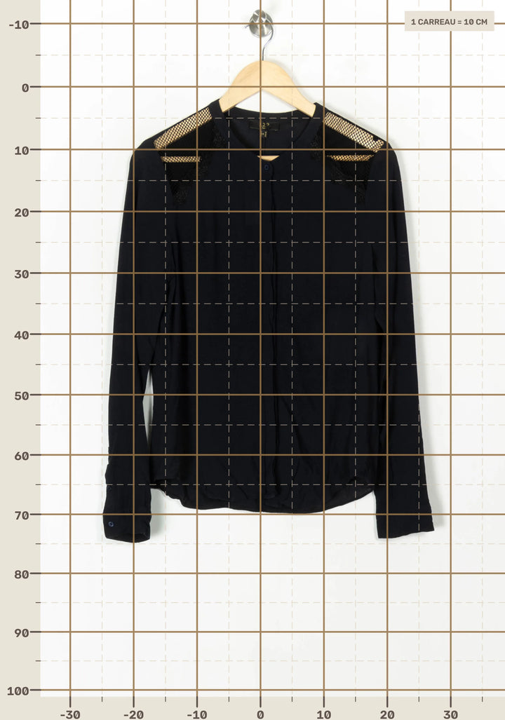 Chemise Bleue - Taille M/38 de la marque Maison 123 | PARAD98462 - Vendu par Paradigme - Image 4