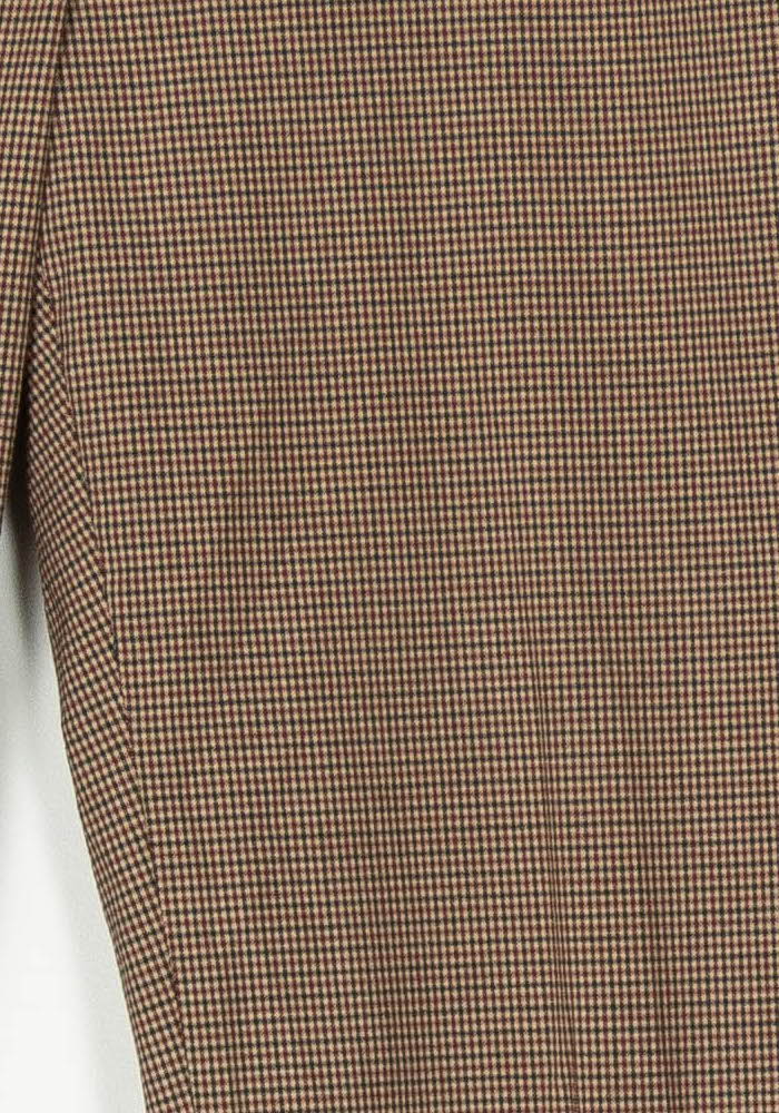 Pantalon De Tailleur À Carreaux Marron - Taille XL/42 de la marque Maison 123 | PARAD98466 - Vendu par Paradigme - Image 3