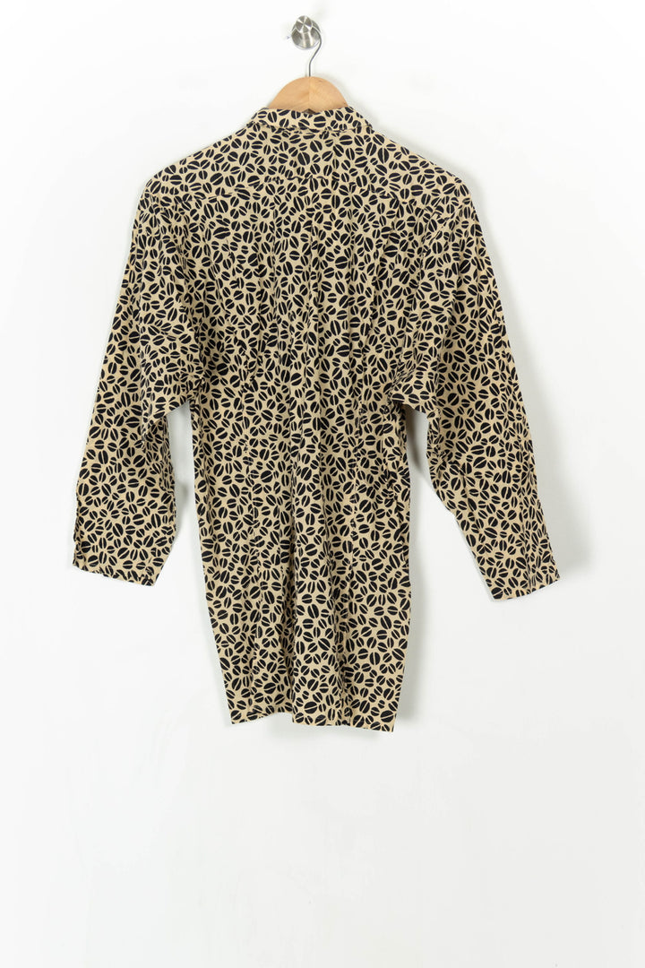 Chemise Beige et Noire - Taille S/36 de la marque Rodier | PARAD98469 - Vendu par Paradigme - Image 5
