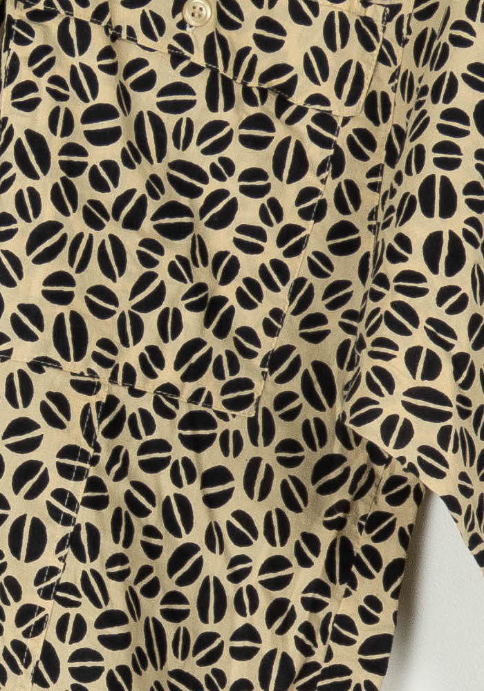 Chemise Beige et Noire - Taille S/36 de la marque Rodier | PARAD98469 - Vendu par Paradigme - Image 3