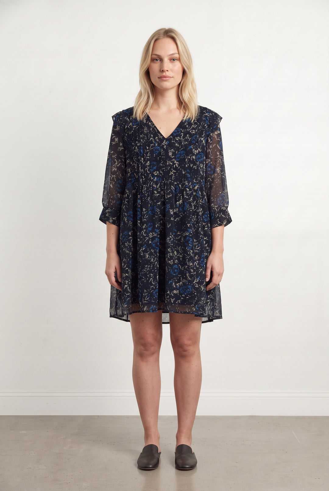 Robe Midi Noire et Bleue - Taille L/40 de la marque Grace &amp; Mila | PARAD98471 - Vendu par Paradigme - Image 1