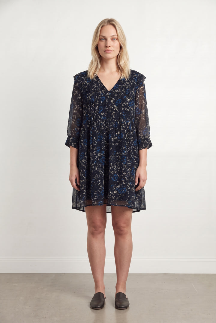 Robe Midi Noire et Bleue - Taille L/40 de la marque Grace &amp; Mila | PARAD98471 - Vendu par Paradigme - Image 1