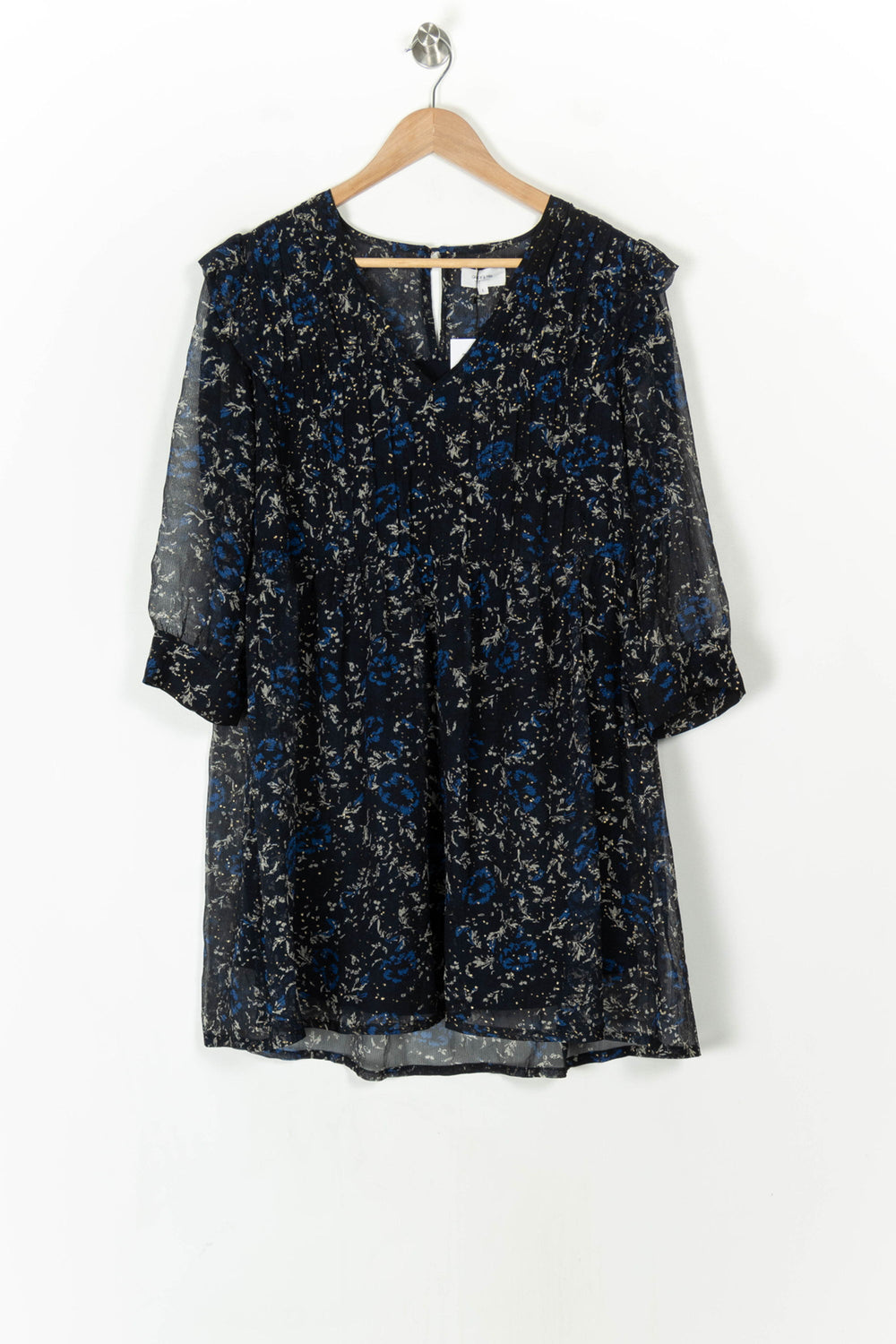 Robe Midi Noire et Bleue - Taille L/40 de la marque Grace & Mila | PARAD98471 - Vendu par Paradigme - Image 2