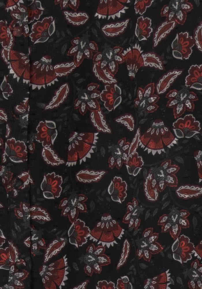 Blouse Noire et Rouge - Taille L/40 de la marque Maison 123 | PARAD98475 - Vendu par Paradigme - Image 3