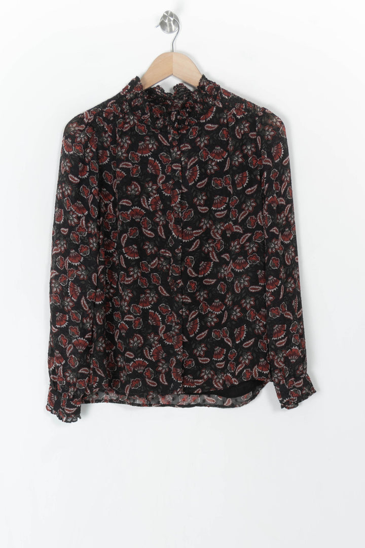 Blouse Noire et Rouge - Taille L/40 de la marque Maison 123 | PARAD98475 - Vendu par Paradigme - Image 2