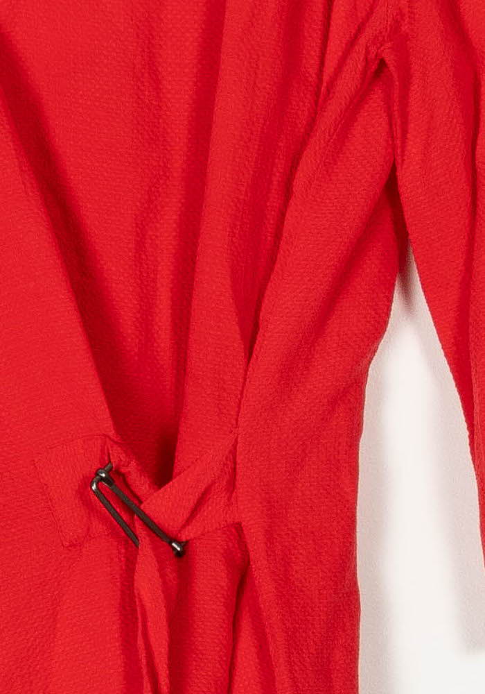 Blouse Portefeuille Rouge - Taille S/36 de la marque Comptoir des Cotonniers | PARAD98476 - Vendu par Paradigme - Image 3