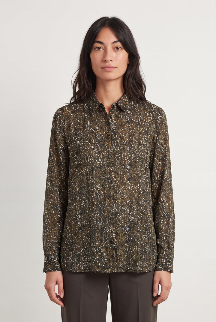 Chemise Verte - Taille M/38 de la marque IKKS | PARAD98478 - Vendu par Paradigme - Image 1