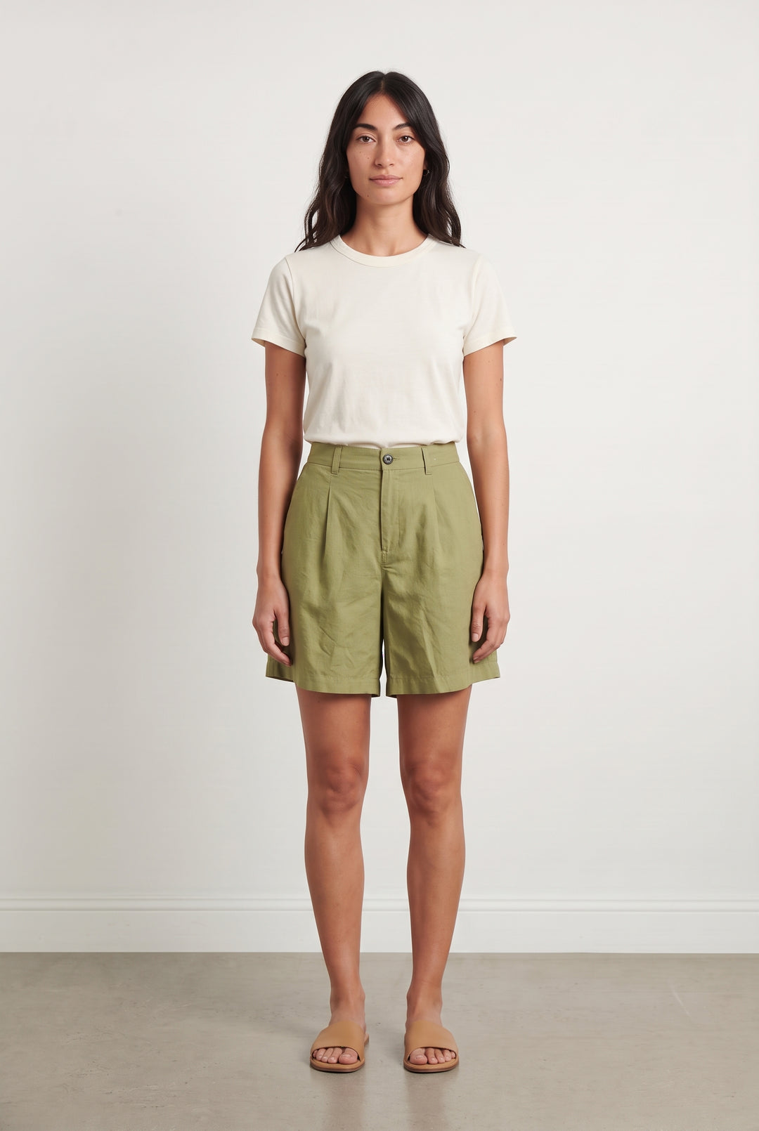 Short Vert olive
 - Taille S/36 de la marque Comptoir des Cotonniers | PARAD98485 - Vendu par Paradigme - Image 1