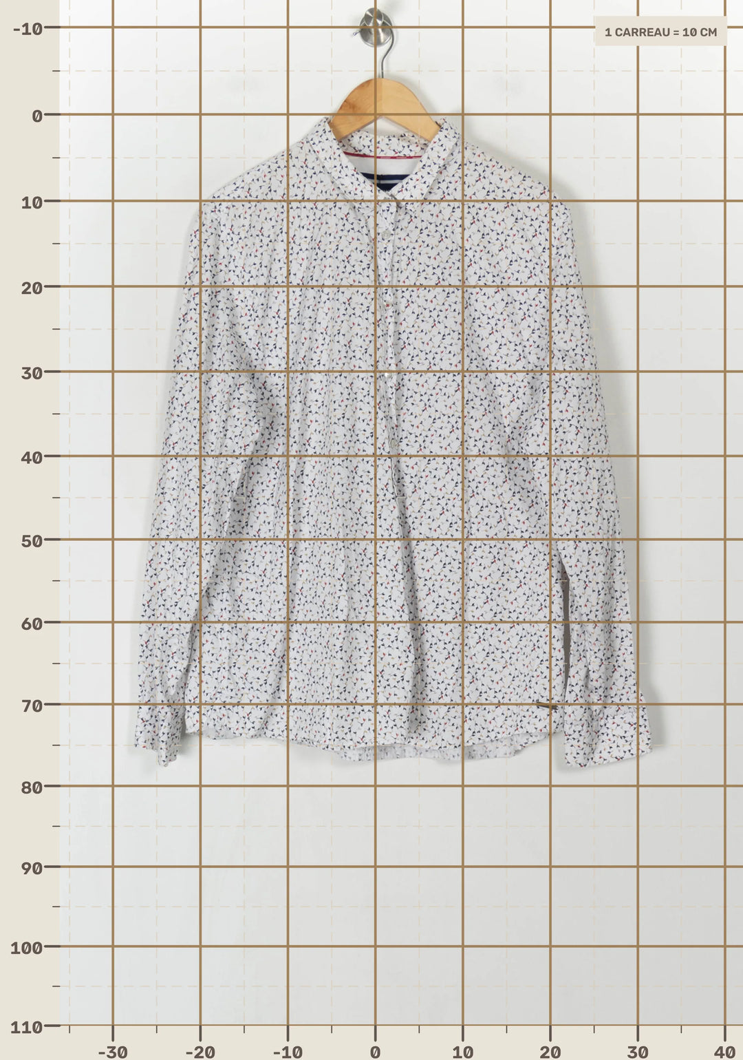 Chemise Blanche - Taille XXXL/46 de la marque Saint James | PARAD98488 - Vendu par Paradigme - Image 4