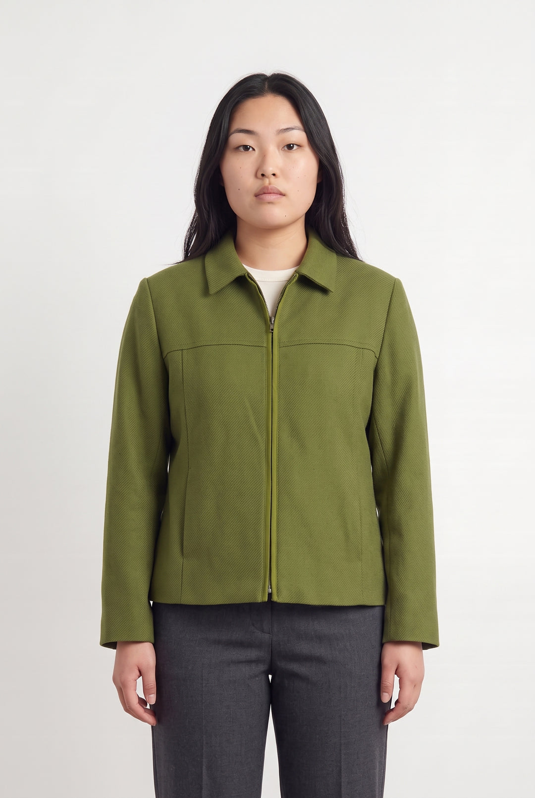 Veste zippée verte - Taille XL/42 de la marque Caroll | PARAD98493 - Vendu par Paradigme - Image 1