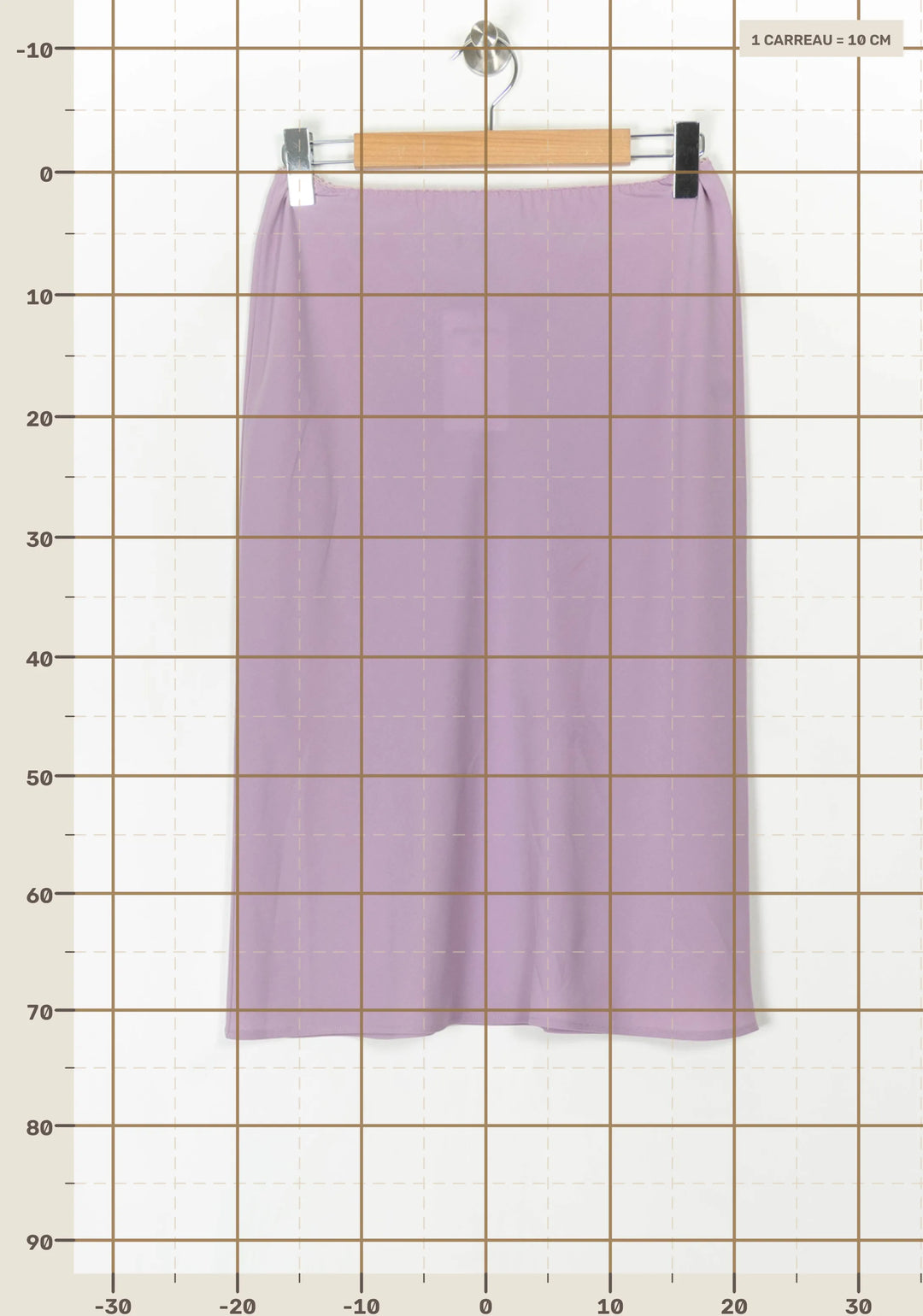 Jupe Longue Mauve - Taille L/40 de la marque Gerard Darel | PARAD98494 - Vendu par Paradigme - Image 4