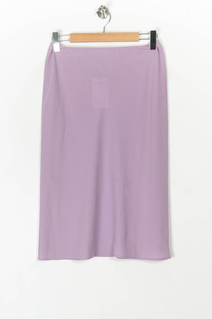 Jupe Longue Mauve - Taille L/40 de la marque Gerard Darel | PARAD98494 - Vendu par Paradigme - Image 2
