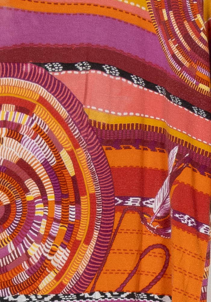 T-Shirt Orange et Violet - Taille T.U. de la marque Weill | PARAD98497 - Vendu par Paradigme - Image 3