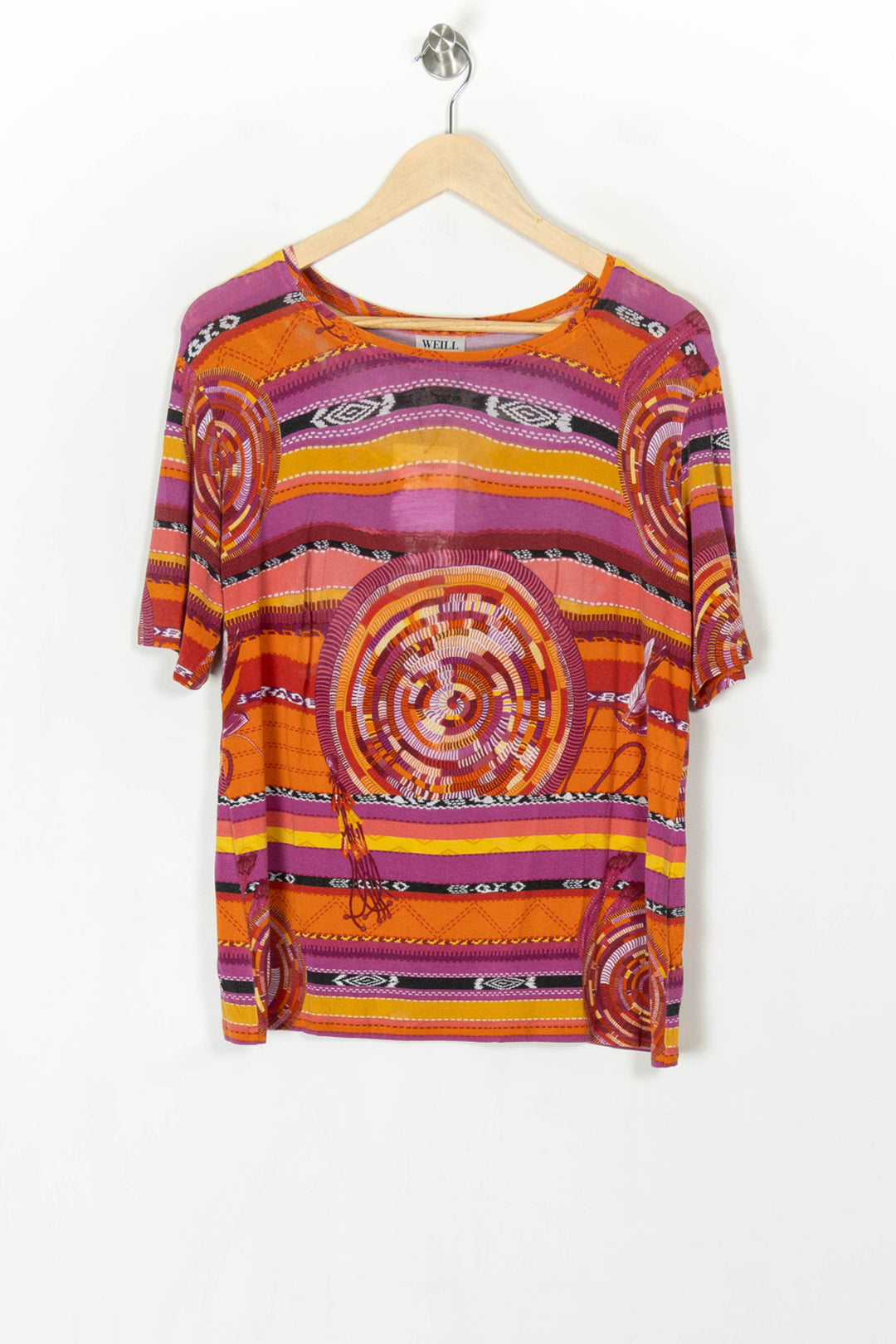 T-Shirt Orange et Violet - Taille T.U. de la marque Weill | PARAD98497 - Vendu par Paradigme - Image 2