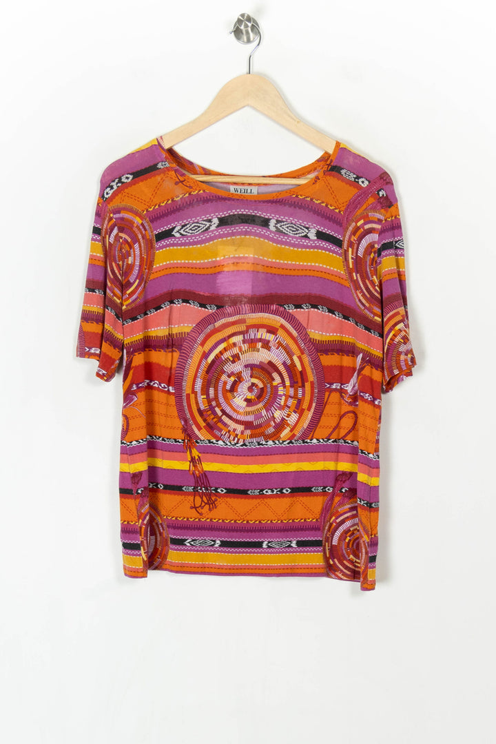 T-Shirt Orange et Violet - Taille T.U. de la marque Weill | PARAD98497 - Vendu par Paradigme - Image 2