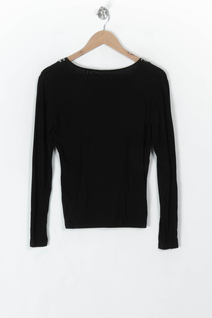Tee-shirt à manches longues Noir - Taille XL/42 de la marque Caroll | PARAD98499 - Vendu par Paradigme - Image 5