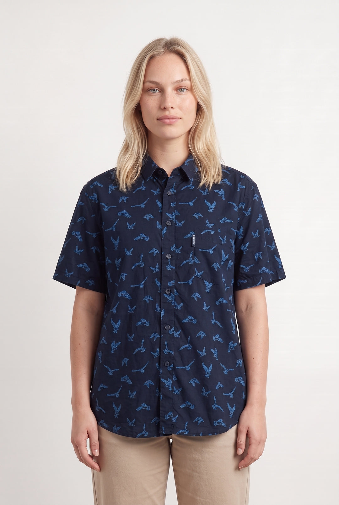 Chemise Bleue et Noire - Taille L/40 de la marque Saint James | PARAD98501 - Vendu par Paradigme - Image 1