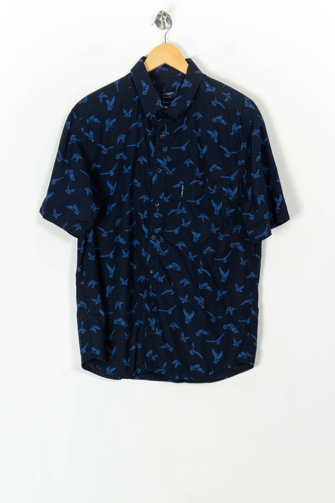 Chemise Bleue et Noire - Taille L/40 de la marque Saint James | PARAD98501 - Vendu par Paradigme - Image 2