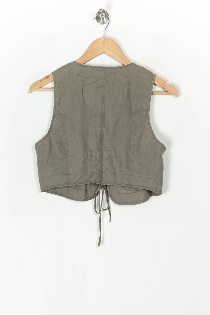 Gilet Sans Manches Marron - Taille M/38 de la marque Sud express | PARAD98502 - Vendu par Paradigme - Image 5