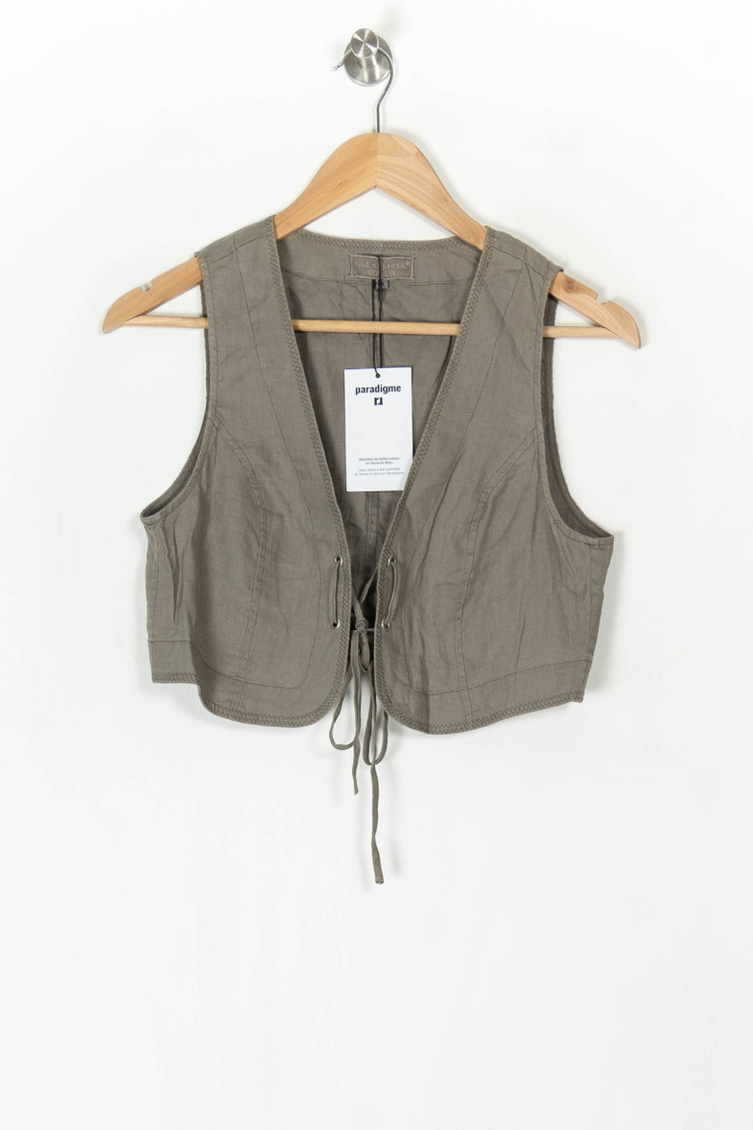 Gilet Sans Manches Marron - Taille M/38 de la marque Sud express | PARAD98502 - Vendu par Paradigme - Image 2