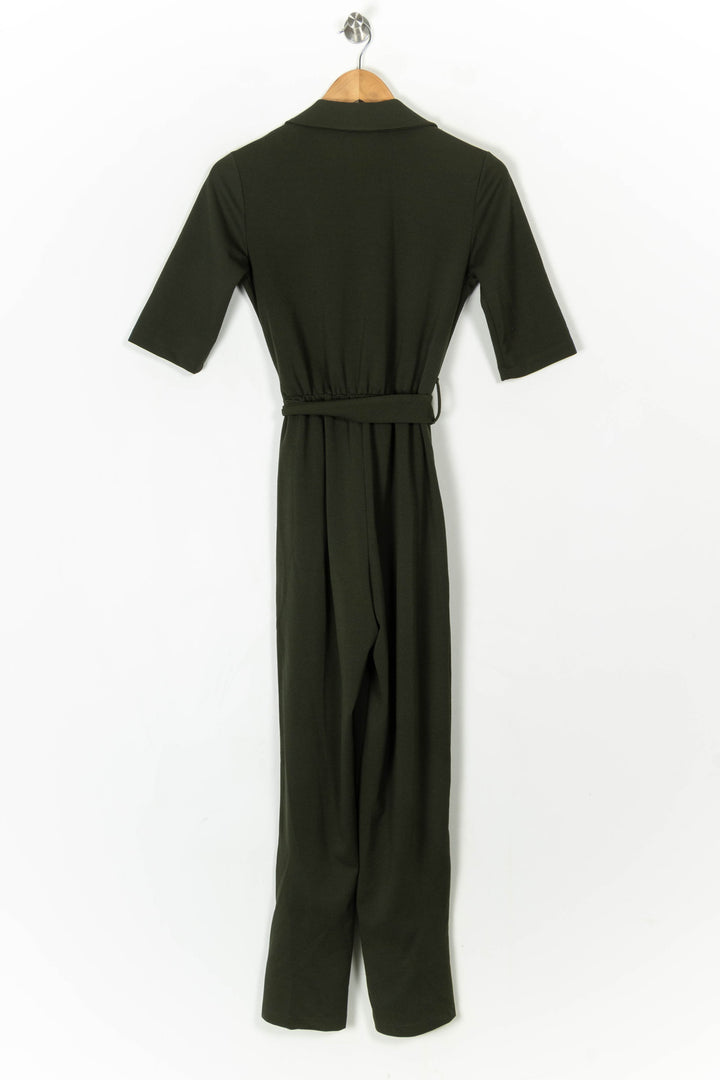 Combinaison Tailleur Verte - Taille XS/34 de la marque La Fée Maraboutée | PARAD98504 - Vendu par Paradigme - Image 5