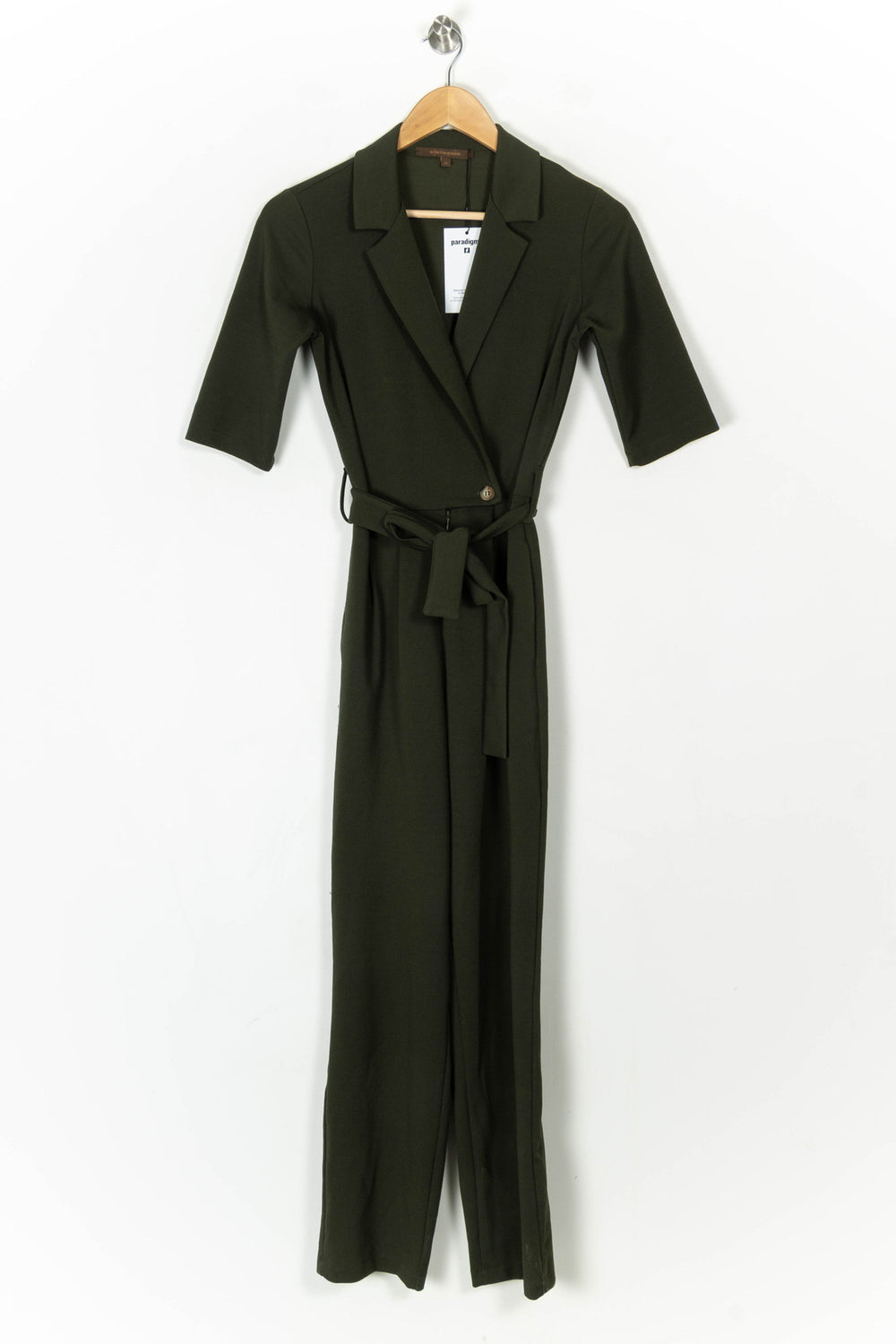 Combinaison Tailleur Verte - Taille XS/34 de la marque La Fée Maraboutée | PARAD98504 - Vendu par Paradigme - Image 2