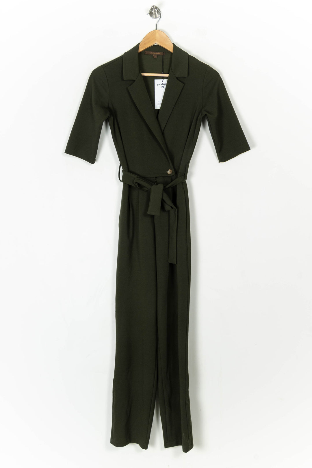 Combinaison Tailleur Verte - Taille XS/34 de la marque La Fée Maraboutée | PARAD98504 - Vendu par Paradigme - Image 2