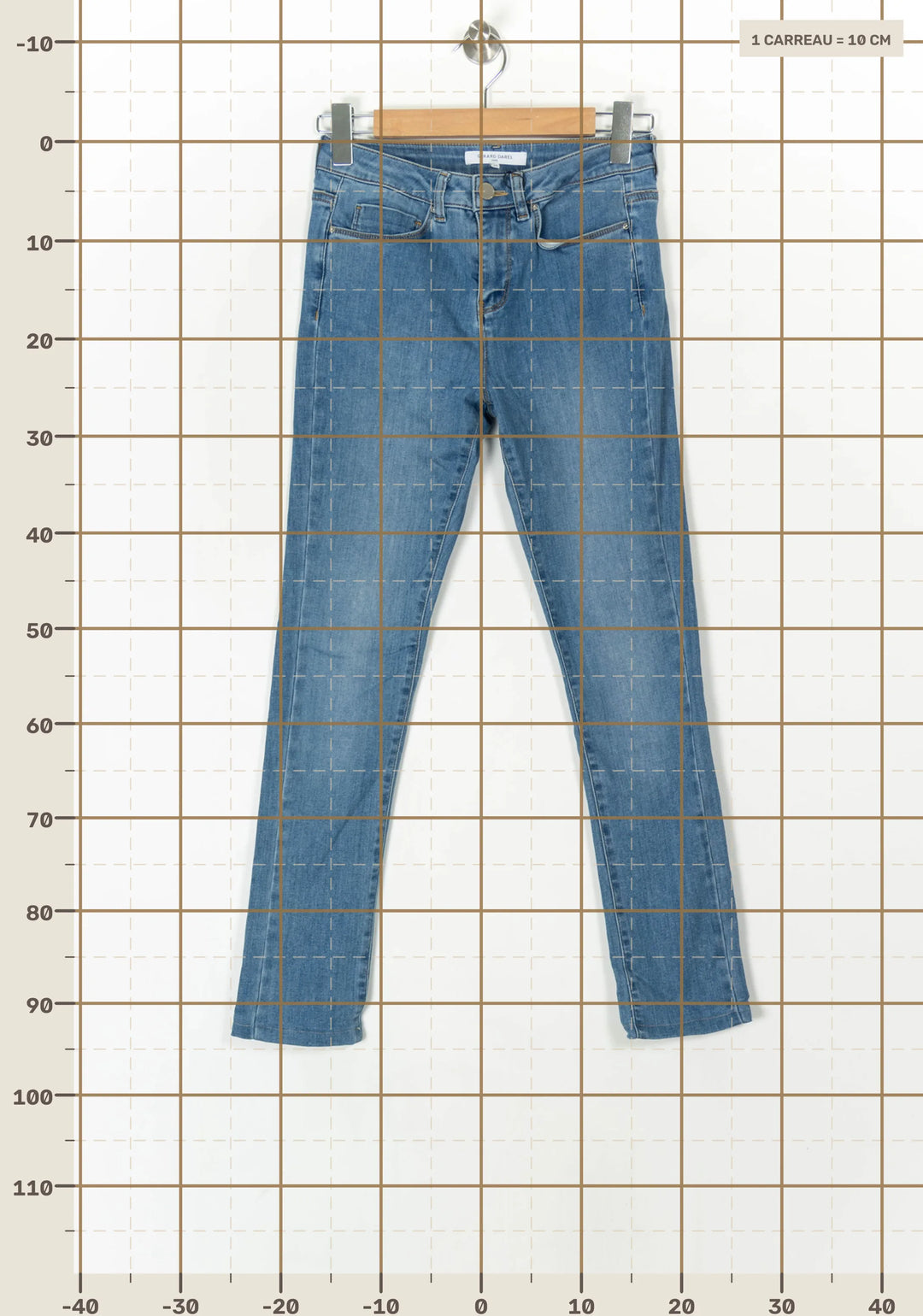 Jean Bleu - Taille XS/34 de la marque Gerard Darel | PARAD98508 - Vendu par Paradigme - Image 4
