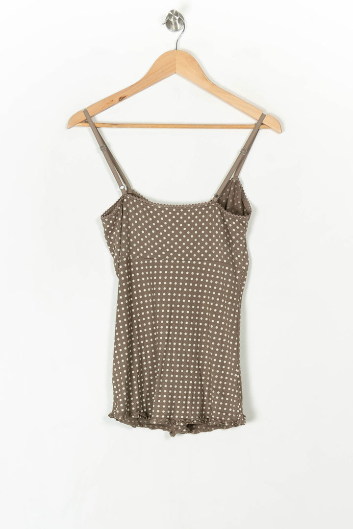 Caraco Marron - Taille M/38 de la marque La Fée Maraboutée | PARAD98510 - Vendu par Paradigme - Image 5