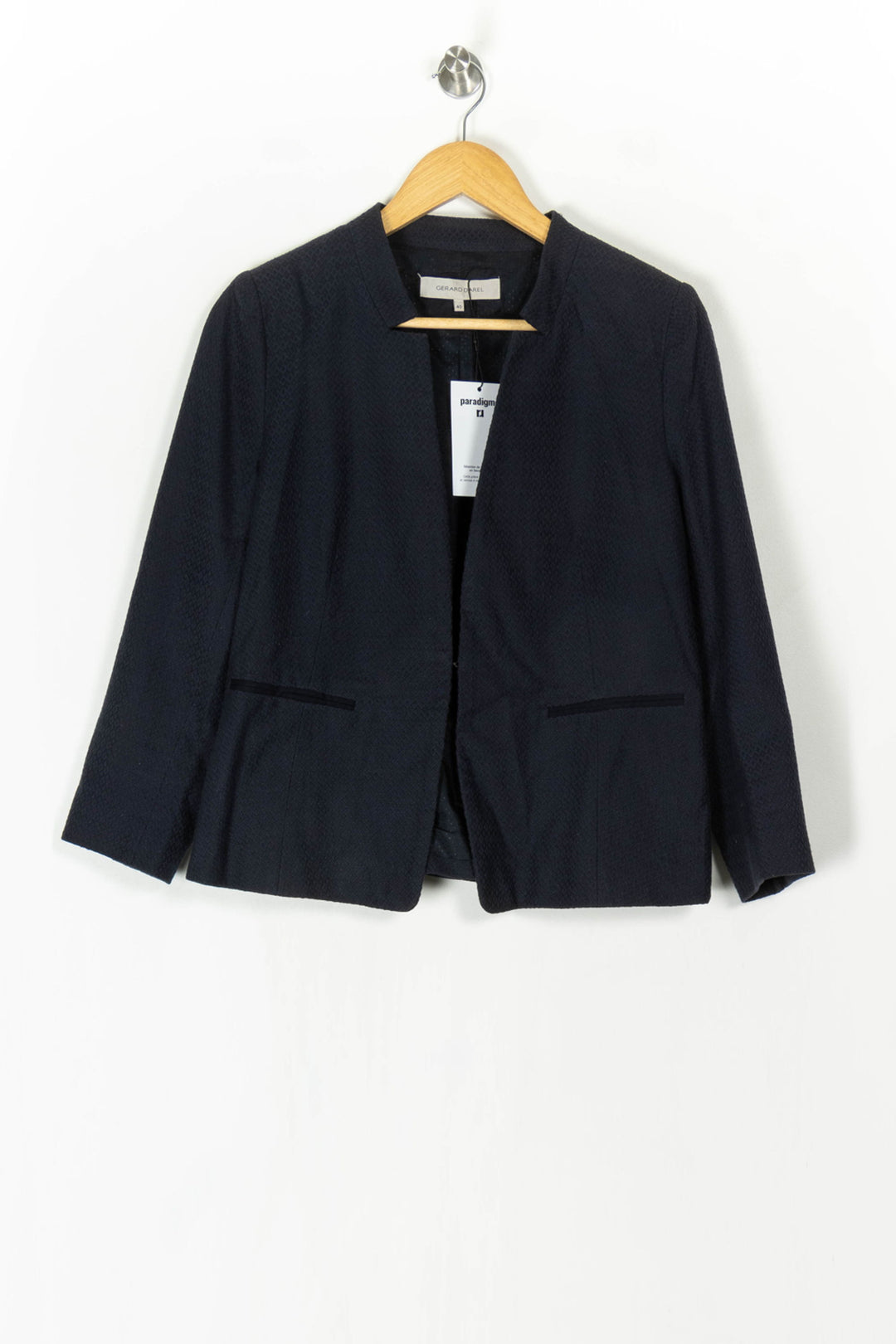 Veste De Tailleur Bleue - Taille L/40 de la marque Gerard Darel | PARAD98512 - Vendu par Paradigme - Image 2