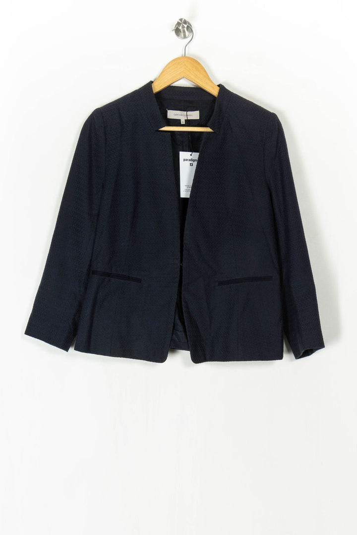 Veste De Tailleur Bleue - Taille L/40 de la marque Gerard Darel | PARAD98512 - Vendu par Paradigme - Image 2
