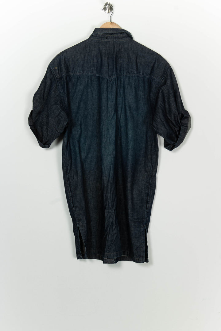 Robe Chemise En Jean Bleue - Taille M/38 de la marque IKKS | PARAD98567 - Vendu par Paradigme - Image 5